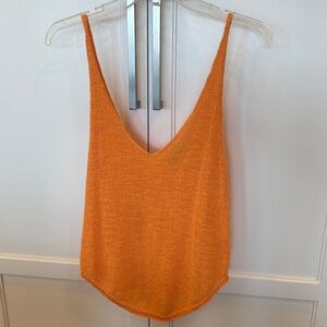 Free People FP Beach Orange Knit Women's Top. Size